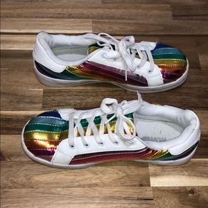 Rainbow sneakers